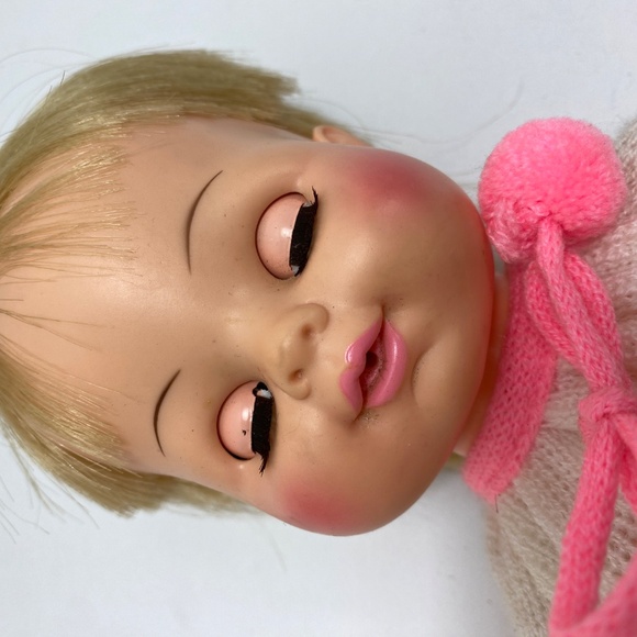 Vintage 1969 Horsman Baby Doll 16" Drink Wet Open Close Eyes Moving Arm Legs - Picture 15 of 16